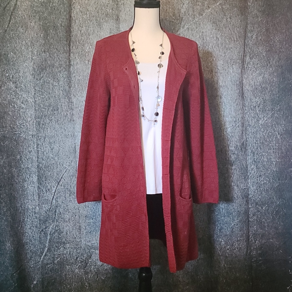 Long Button Up Sweater